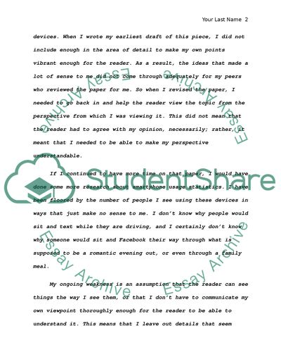 Concepts about the Writing Process