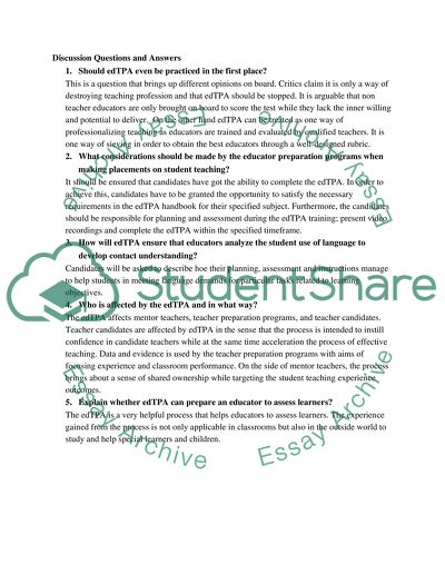 The Educator Preparation Programs