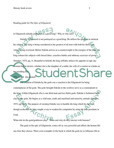 The Epic of Gilgamesh