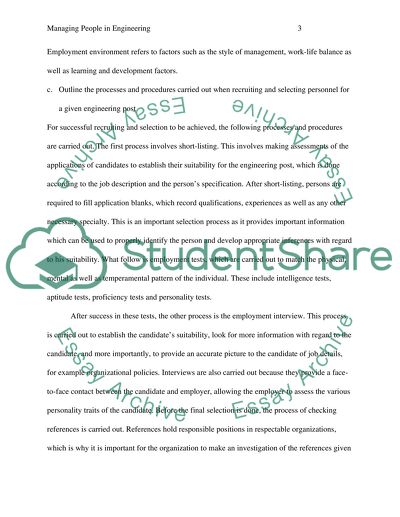 Managing People in Engineering