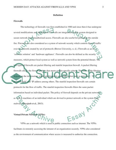 Modern Day Attacks against Firewalls and VPNs