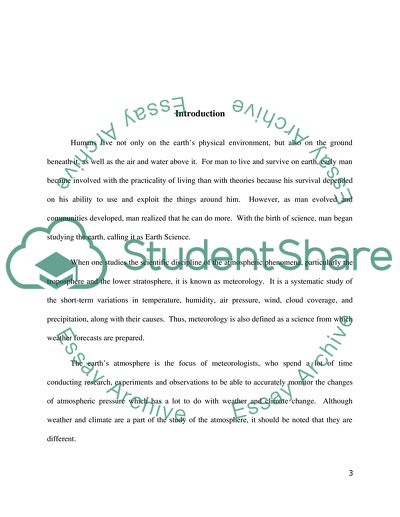 Meteorology: Weather, People, and the Environment