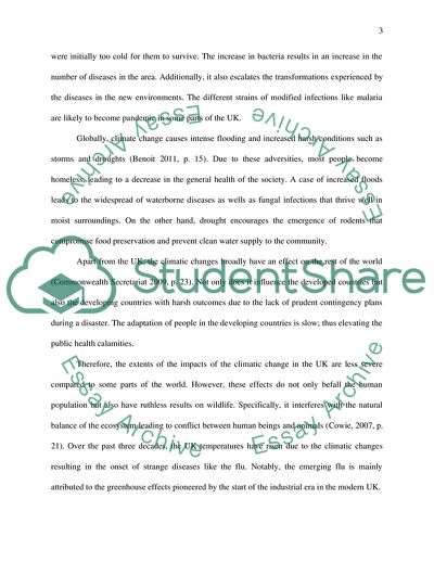 The Impact of Climate Change on the UK Health