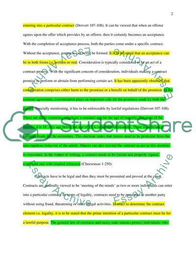 David Contracts Written Project