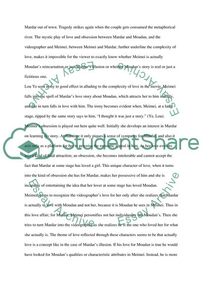 Irony and Coincidence in Suzhou River