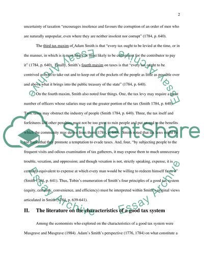 Adam Smith & UK Income Taxation