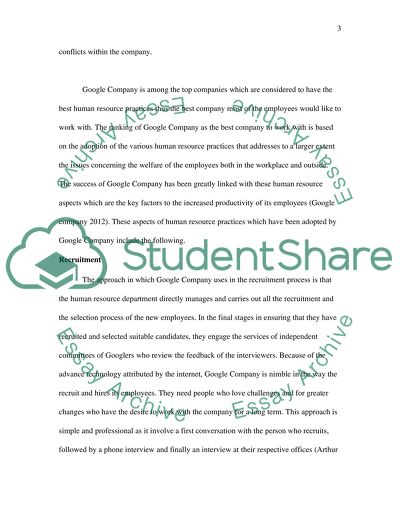 Human Resource - Best Company to Work for