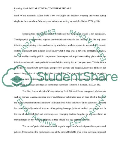 Social Contract on Healthcare