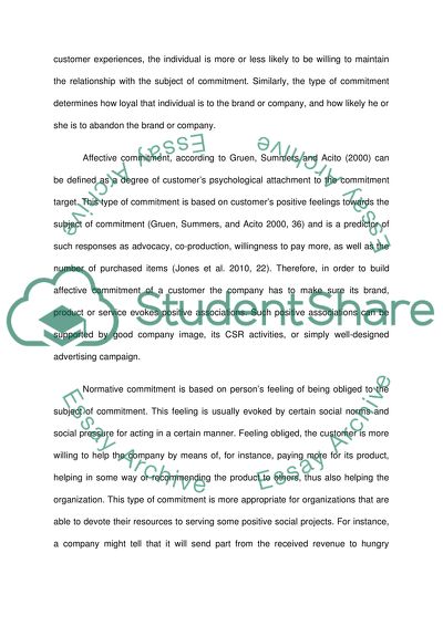 How to increase customers commitment and loyalty to the products