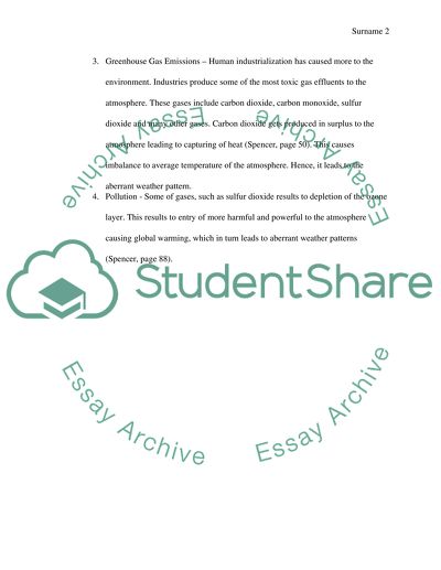 The causes of the current aberrant weather patterns