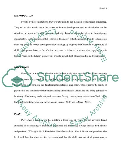 Freud and Association of Dreams