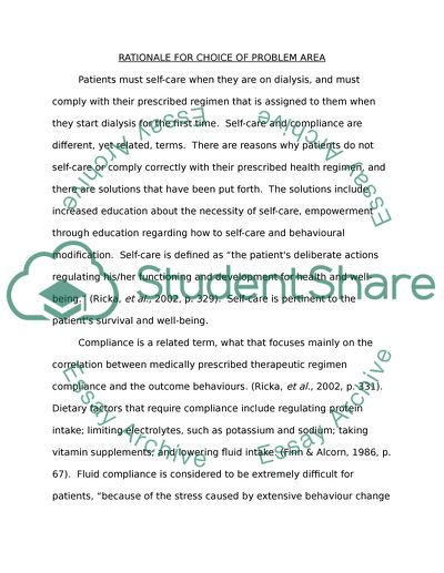 Evidence-Based Practice - End-Stage Renal Disease or End-Stage Renal Failure