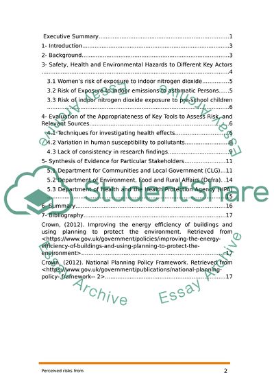 Indoor Air Pollution as a Risk Factor for Lung Cancer