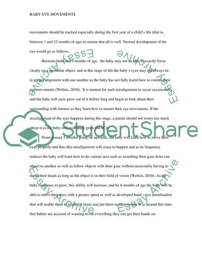 Infant Eyes Baby Eye Movements