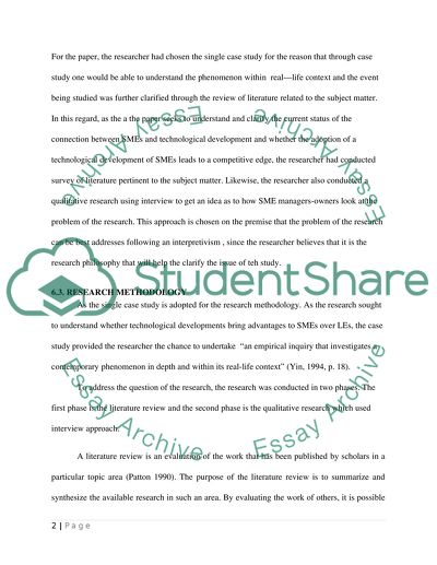 SMEs Agains Large Corporations