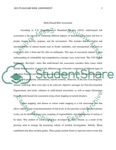 A Safety Culture in Disaster Management