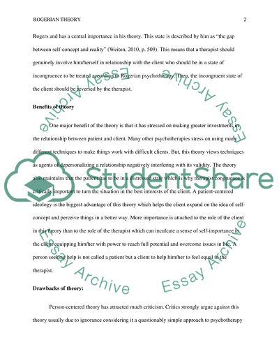 Carl Rogers Rogerian Theory