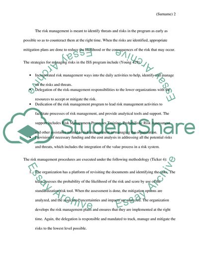International Space Station Systems Engineering Risk Management