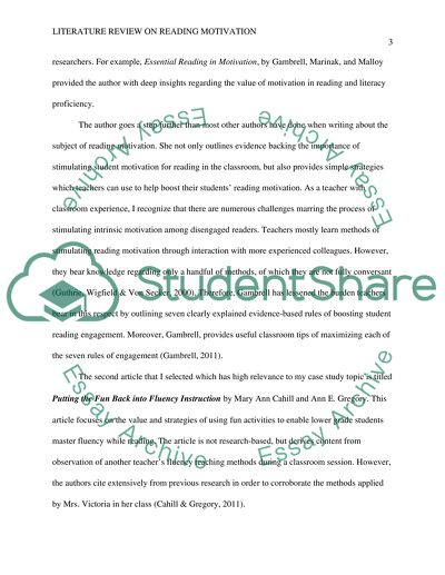 Reading engagement article review