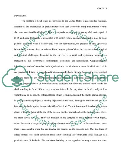 CoupContrecoup Injury