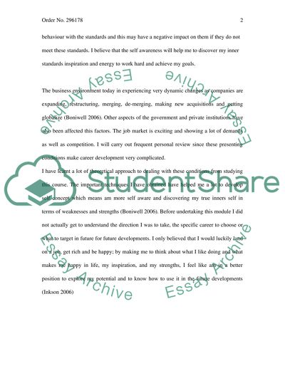 Career Management and Career Development