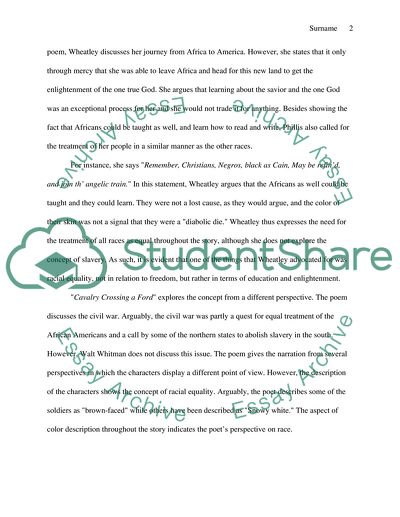 On Being Brought from Africa to America