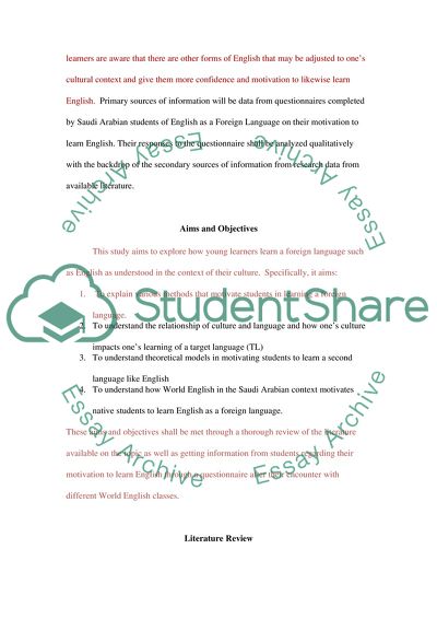 The Impact of Using World Englishes in Motivating Saudi EFL Learners