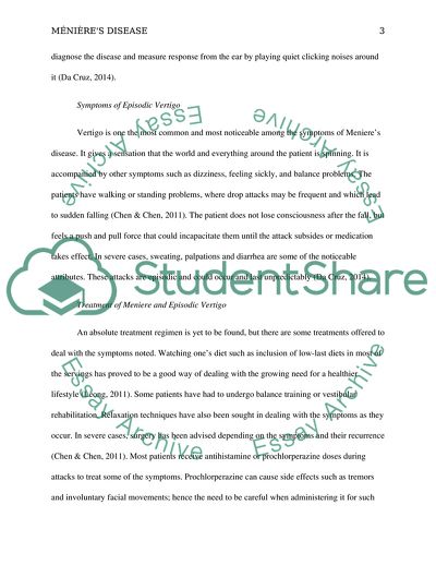 Mnire Disease: Diagnosis and Treatment