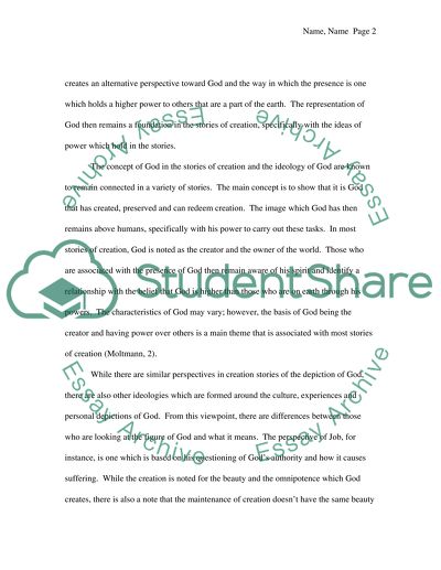 Changing Perspectives of God