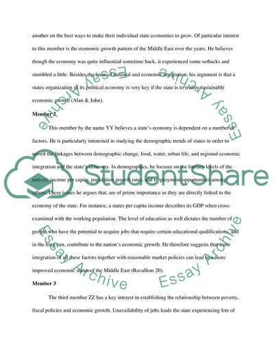 The Improving Economy of Middle East