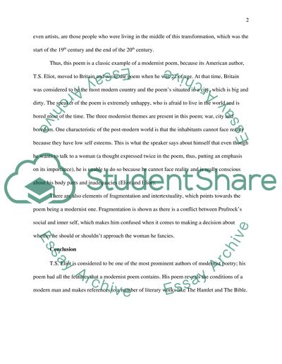 The Love Song of J. Alfred Purfock by Annesha Al and Arindam Modak