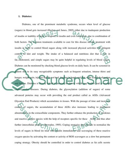 Three Common Physiological Disorders in Developing Countries