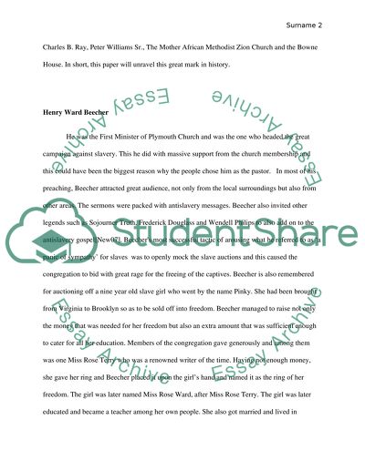 The Underground Railroad