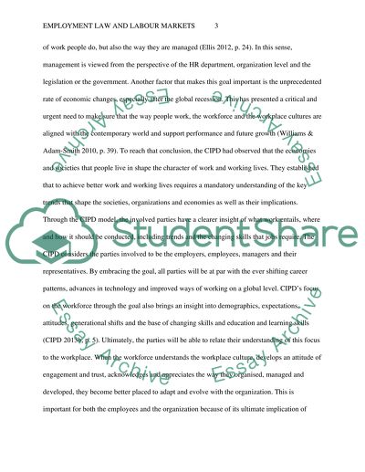 Employment law and labour markets