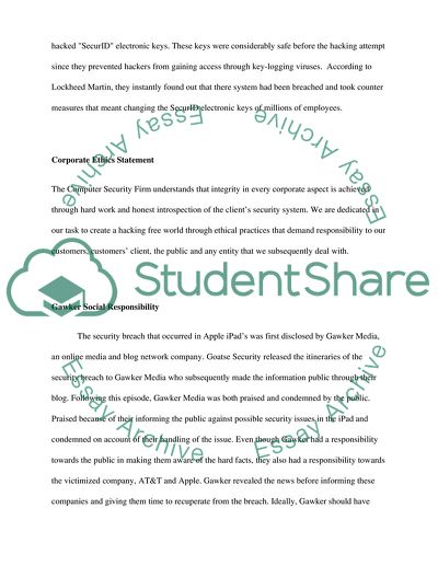 IPads Security Breach