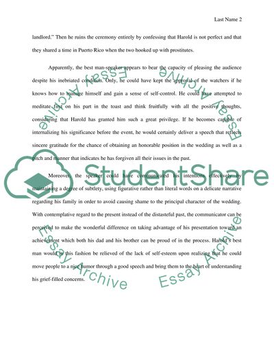 Speech - Speakers Effectiveness