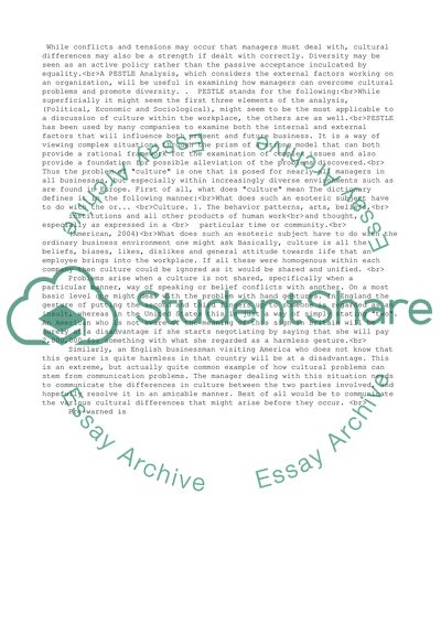 Managing Diversity and Equality