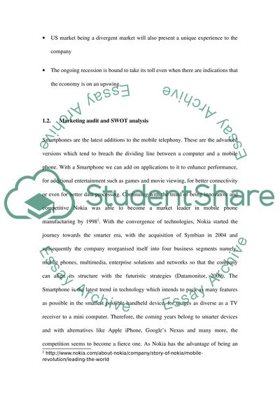 Nokia Marketing Plan for Smartphone