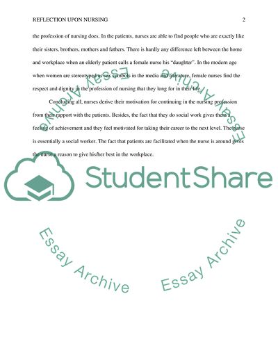 The Motivation for Becoming a Nurse