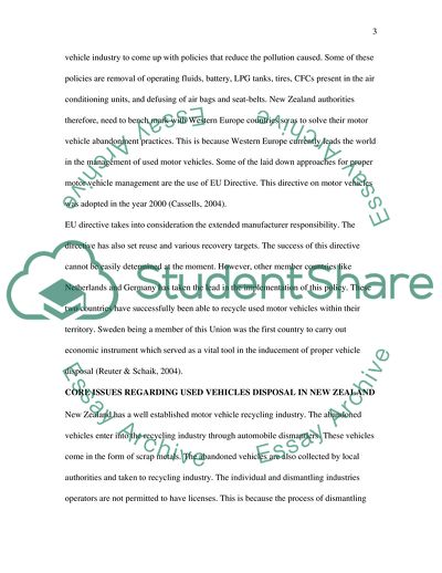 Abandoned Vehicles Problem in New Zealand