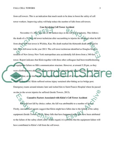 Fall Protection and the Communication Tower Industry