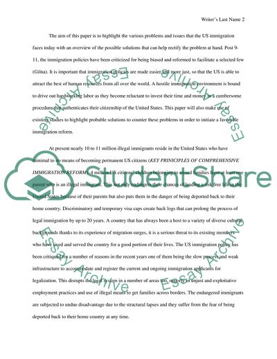 The Various Problems and Issues that the US Immigration Faces