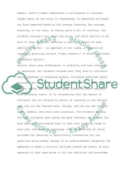 How reasoning applies to learning