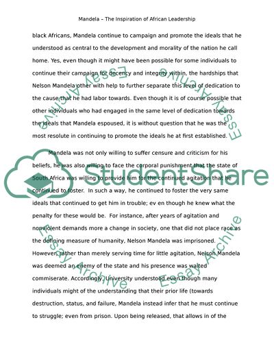 The Inspiration of African Leadership