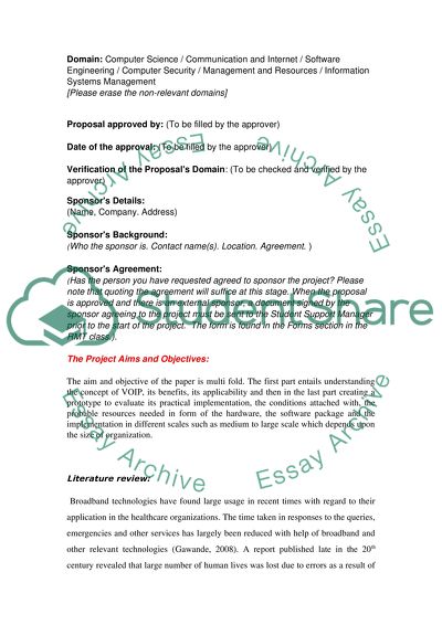 Computing Project Proposal