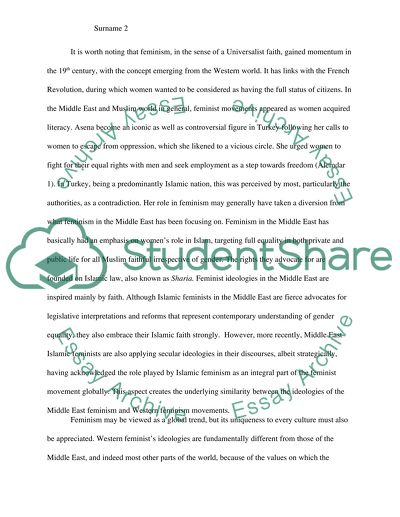 Feminism in Islam and Muslim Feminists