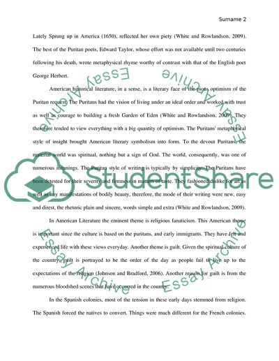 American Literature before the Civil War