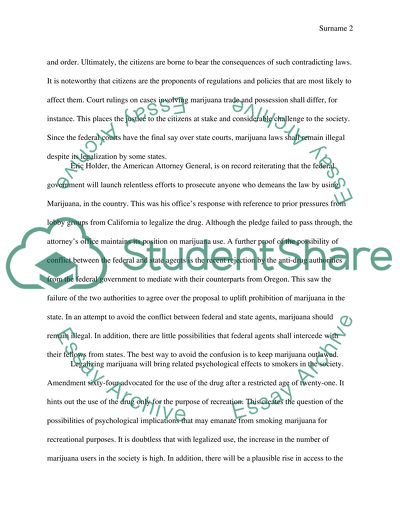 Why We Should Not Legalize Marijuana