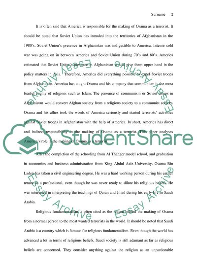 The CIA Created Osama Bin Laden