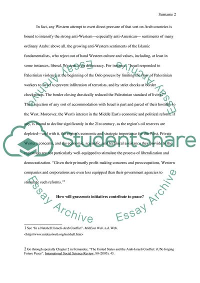 American Investment in Initiatives to Promote Peace